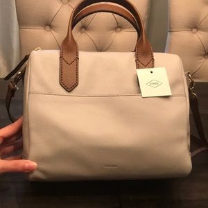 ‼️SOLD‼️NWT Fossil Fiona Satchel Mineral Gray